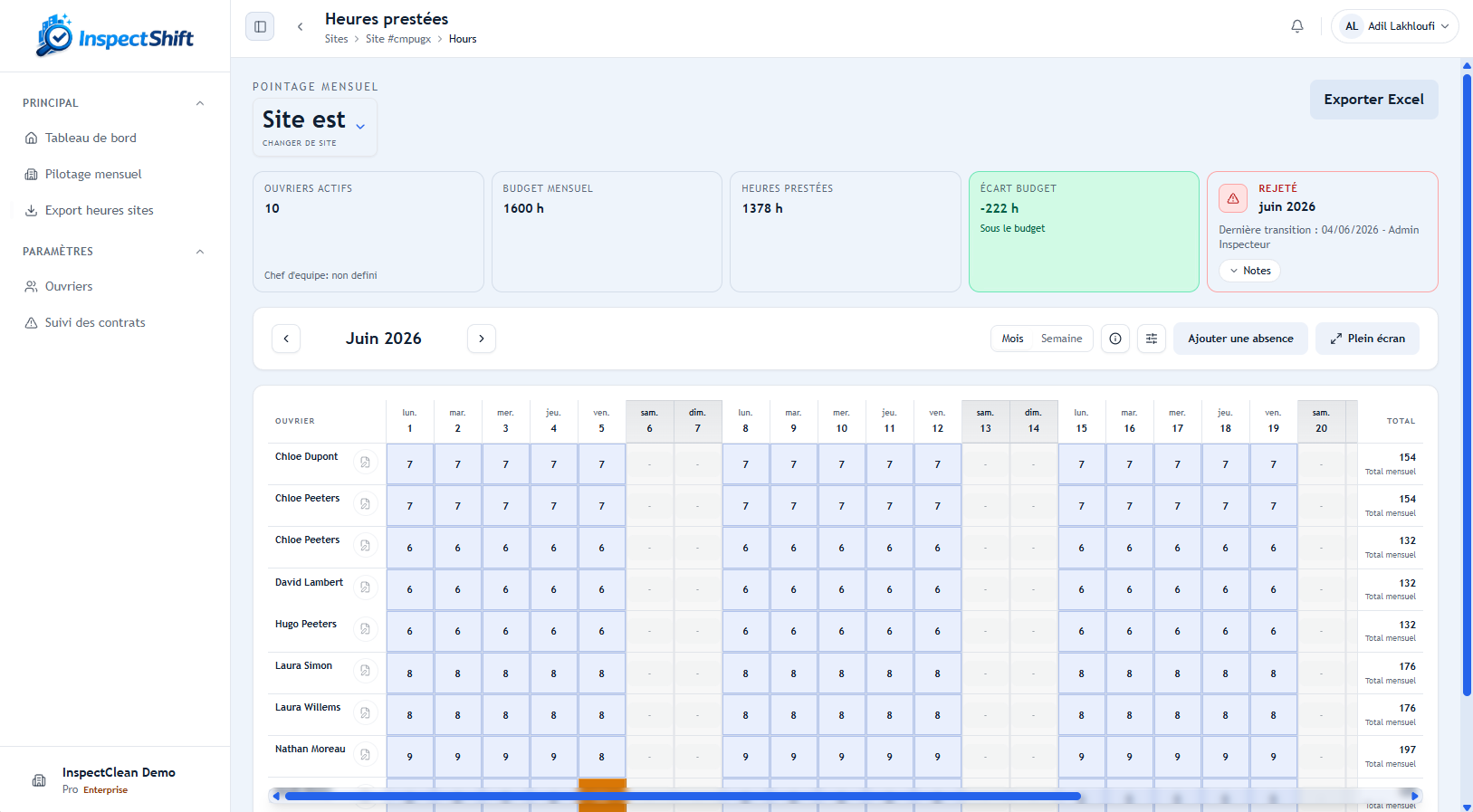 Illustration Exports XLSX opérationnels